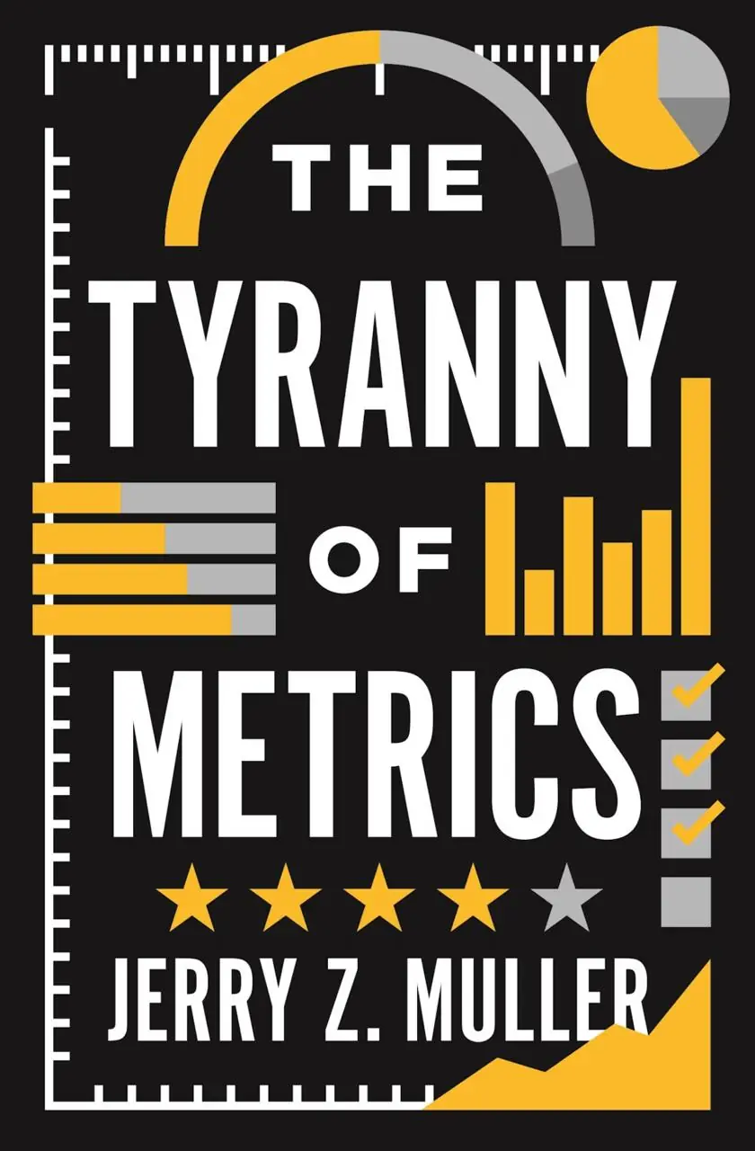 Изображение 1 из 2 к публикации «Обложки для книг "The Tyranny of Metrics" и "Тирания показателей"»
