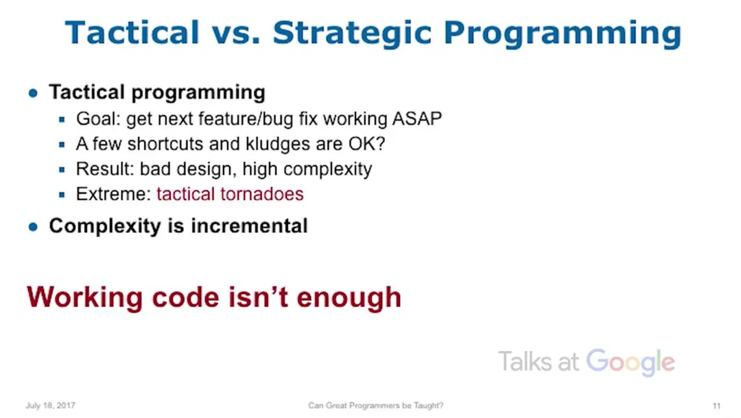 Image 3 of 4 for “It's just, uh, John Ousterhout, Stanford professor of CS.”