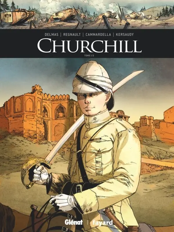 Image 1 of 3 for “Churchill. Biography in comics ("Ils ont fait l’histoire: Churchill, volume 1" and "Ils ont fait l'histoire: Churchill, volume 2")”