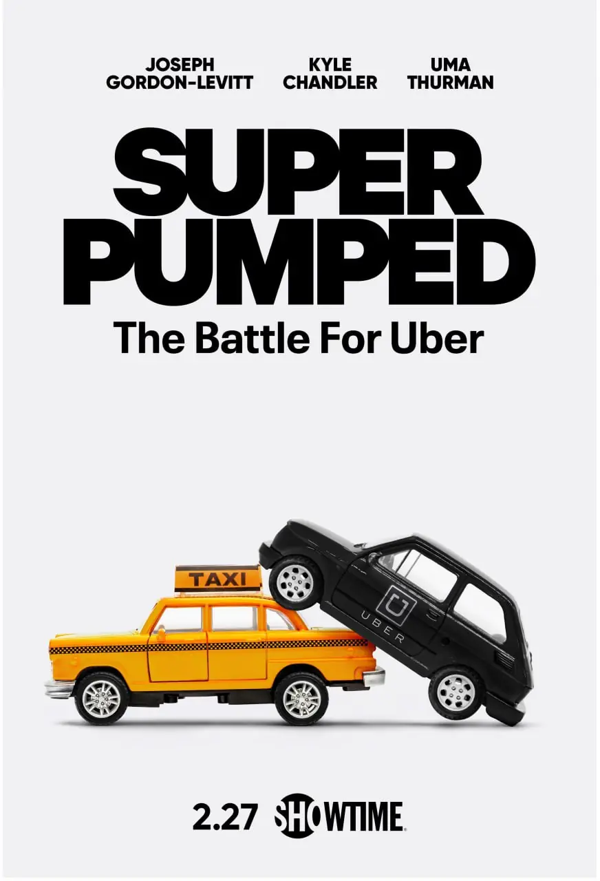 Изображение 2 из 5 к публикации «Обложки книг "Битва за Uber" и "Super Pumped: The Battle for Uber", а также сериала от Showtime.»