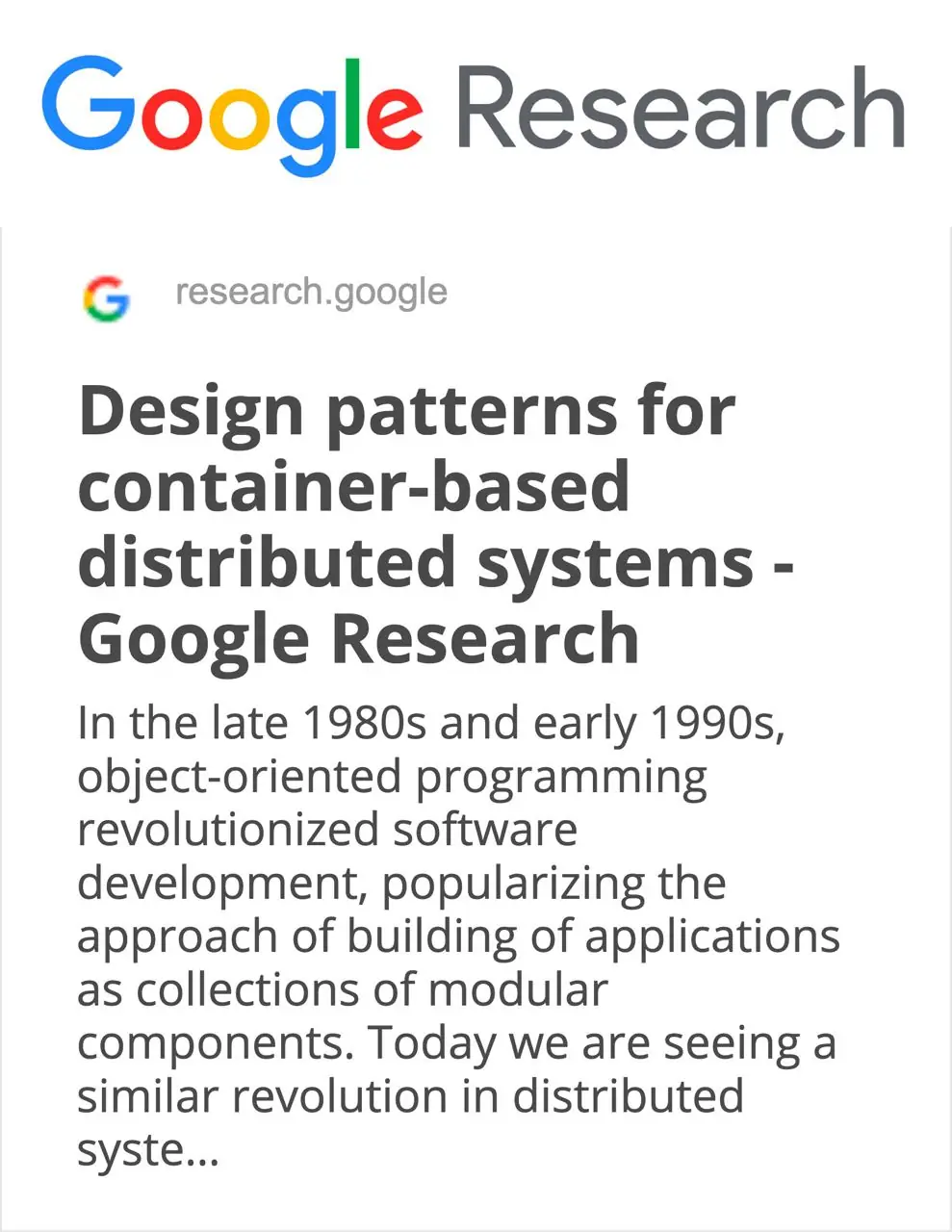 Image 1 of 6 for “Whitepaper: Design patterns for container-based distributed systems”