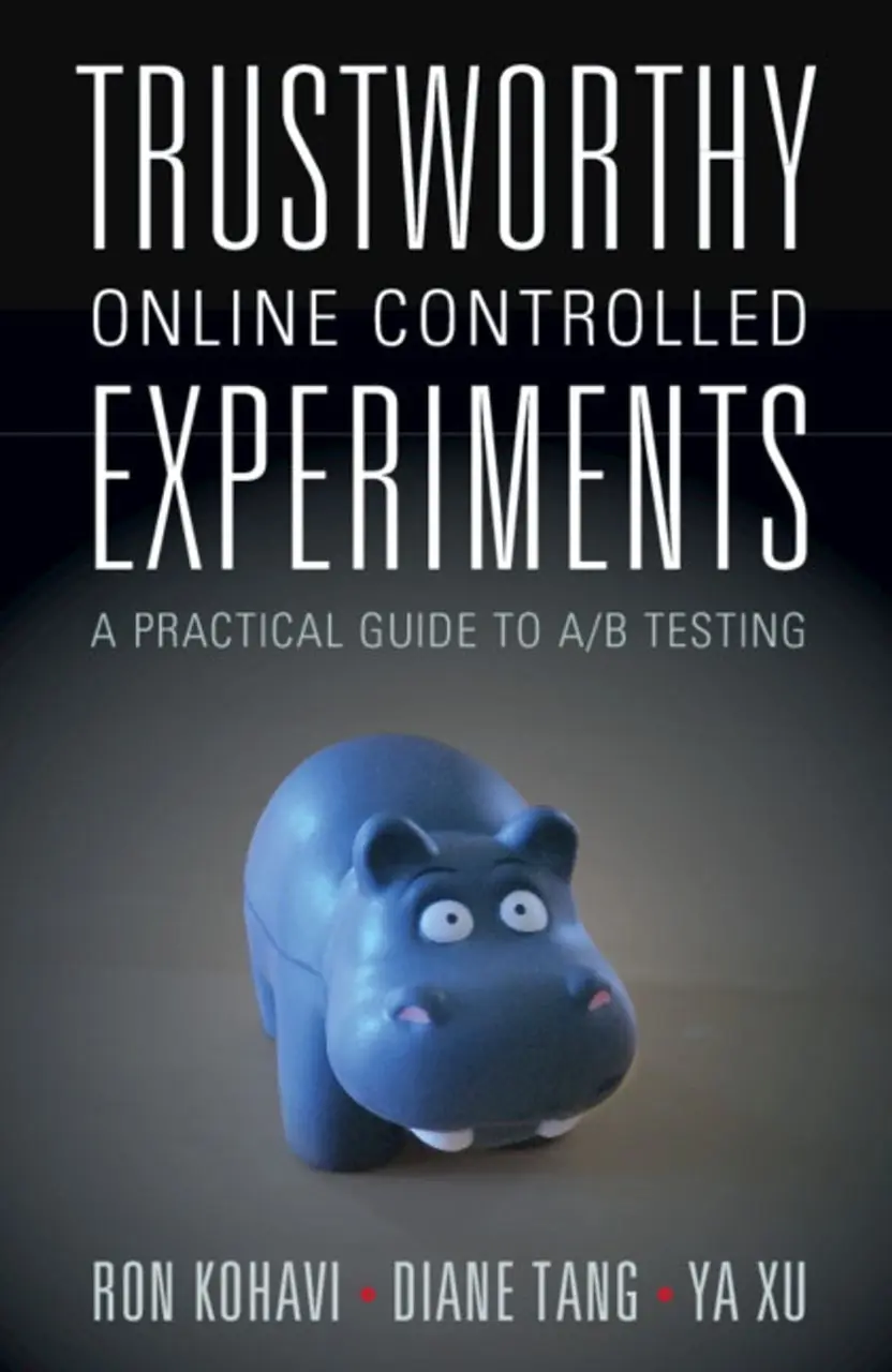Image 1 of 2 for “This is the cover of the book "Trust A/B Testing" I wrote about above. Let’s take a test and write in the comments which option you like more:))”