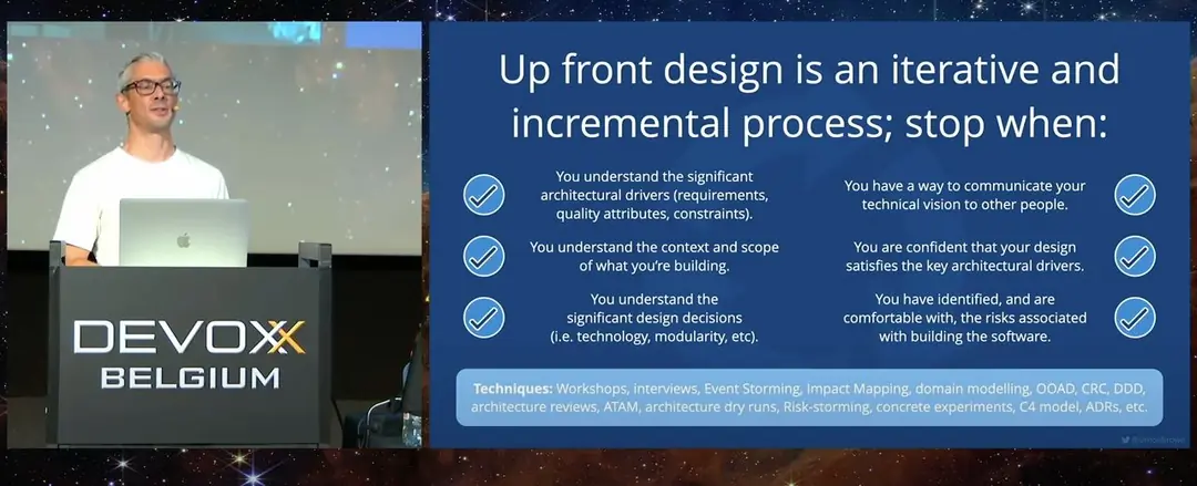 Image 2 of 2 for “The lost art of software design by Simon Brown at Devoxx Belgium 2022”