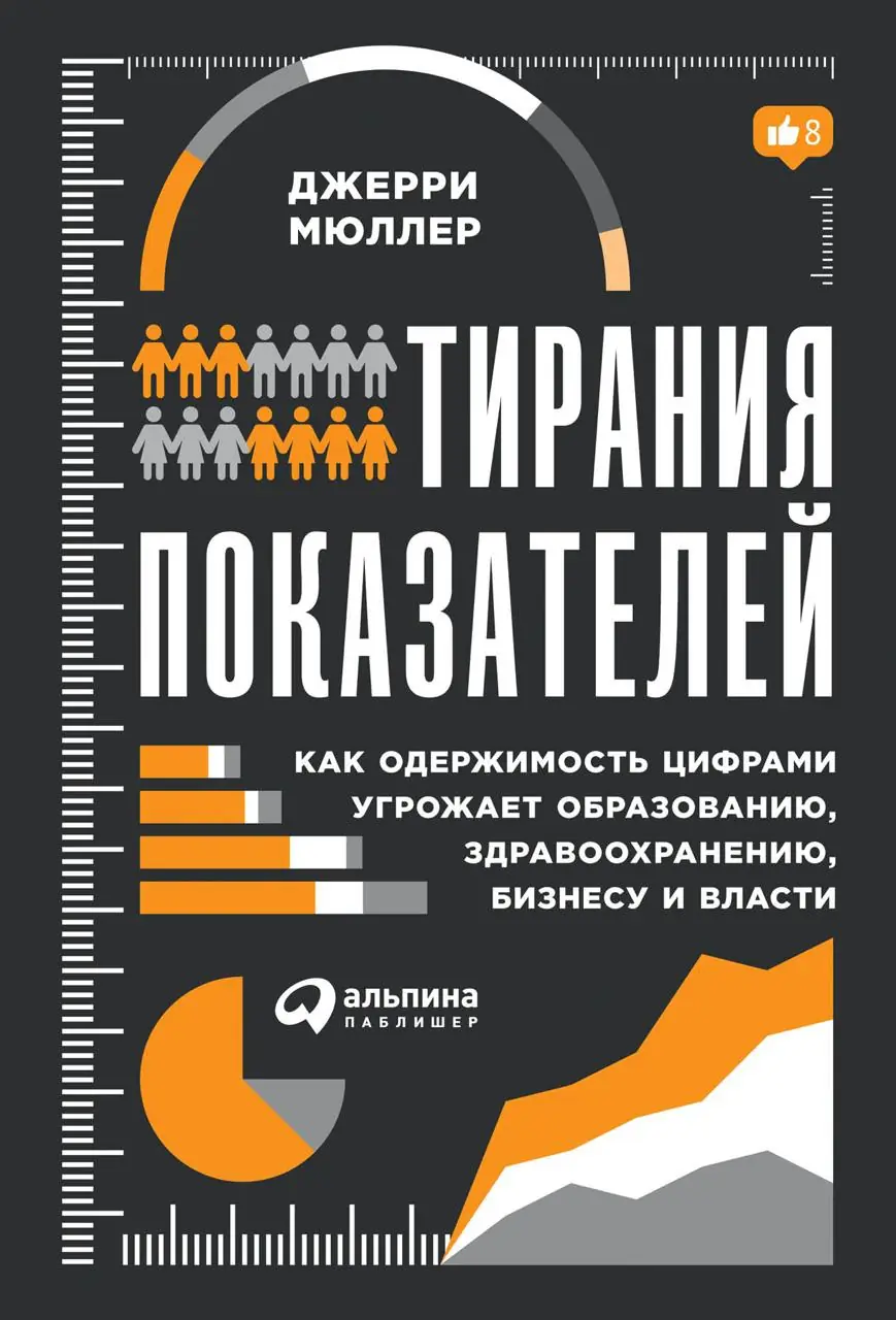 Изображение 2 из 2 к публикации «Обложки для книг "The Tyranny of Metrics" и "Тирания показателей"»