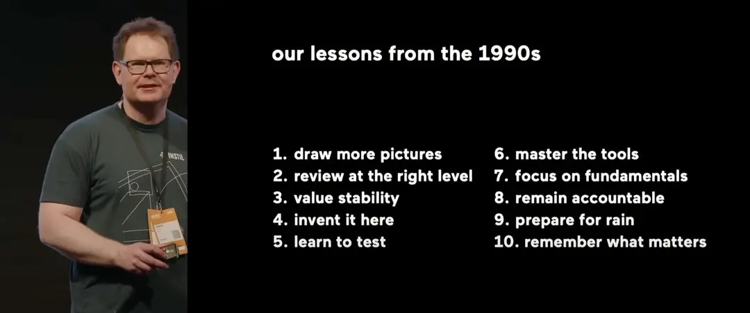 Изображение 1 из 1 к публикации «10 Programming Lessons From the Past • Garth Gilmour & Eamonn Boyle • GOTO 2022»