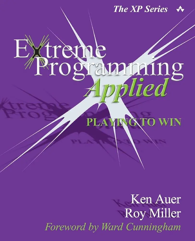 Image 1 of 2 for “Extreme Programming Applied: Playing to Win and Extreme Programming: Staging a Process. It is interesting to note the stylistic difference in the design of books:)”