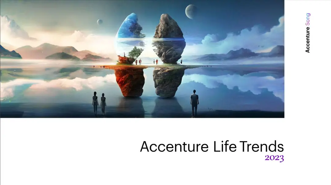 Image 1 of 2 for “Accenture Life Trends 2023”