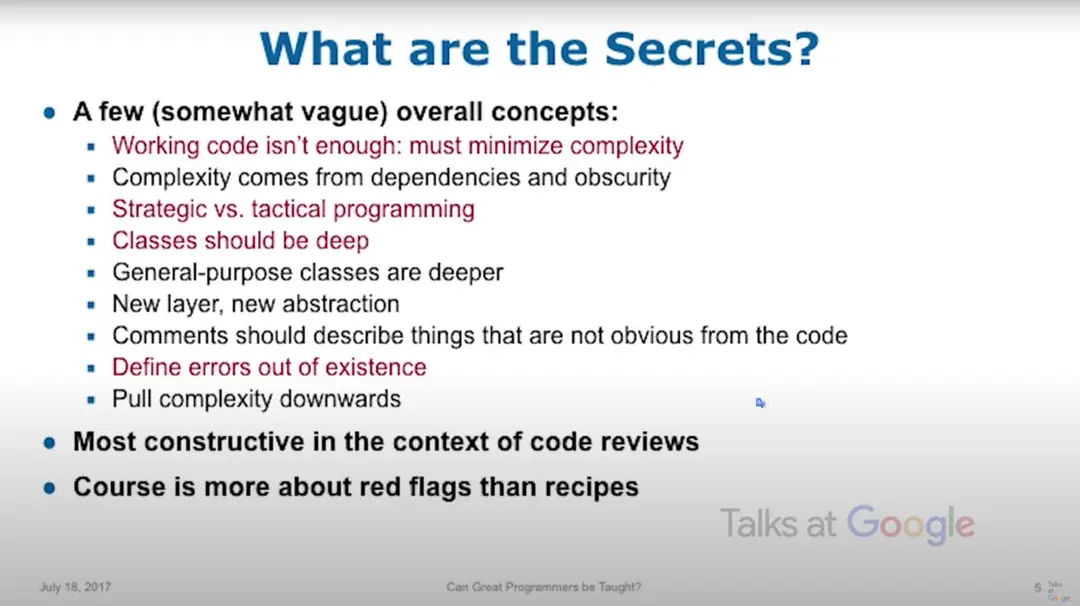 Image 1 of 4 for “It's just, uh, John Ousterhout, Stanford professor of CS.”