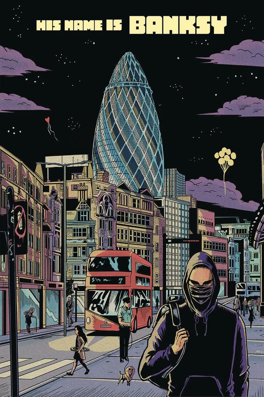 Image 1 of 2 for “His name is Banksy. Graphic novel (His name is Banksy)”